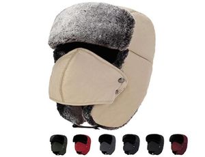 Unisex Skiing Sport Windproof Cap Winter Trapper Hats with Ear Flaps Ushanka Aviator Russian Hat Winter Outdoor Warm Hat 7 Colors 2138997