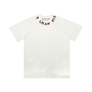 Palm PA toppar handritad logotyp sommar lös luxe tees unisex par t skjortor retro streetwear överdimensionerade t-shirt änglar 2290 bvx