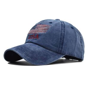 2020 Modelo de explosão Hat lavado American Flag Baseball Bon Classic American Cotton Hat6794044