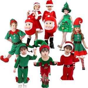 Clothing Sets Boys Girls Christmas Costume Festival Santa Clause Green Elf For Baby Kids Year Children Set Fancy Xmas Drop Delivery Dhdxu