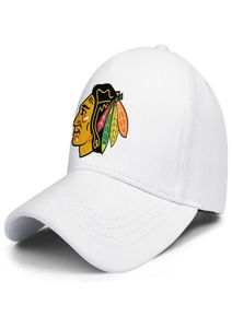 DesignNameg per uomini e donne Cap per camionista regolabile Cool Vintage Team originale Baseballhats Chicago Blackhawks Logo principale Ash 4313145