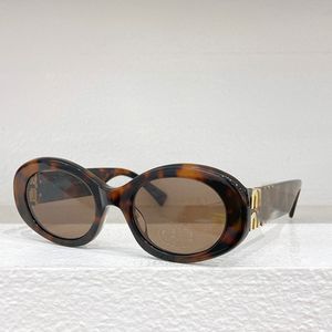 Mulheres de designer de moda Oval Retro Small Sunglasses