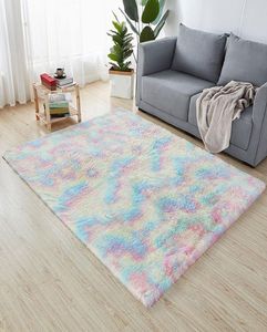 Dywany salon miękki dywan pluszowy puszysty gruby wystrój sypialni strefa długa mata antylodowa mata dla dzieci Mats4537750
