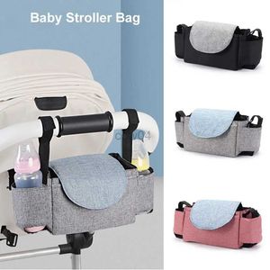 DIAPER Väskor förvaringspåse Baby Organizer Mummy Bottle Cup Holder Buggy barnvagn PRAM Puschir D240429