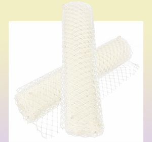 Elfenbein- oder Multi -Farben Mix Dot Vogelkäfigschleier 25 cm Breite DIY Hair Accessoires Hochzeit Schleier Hut orn Brautnetzhut Party Fas3369952