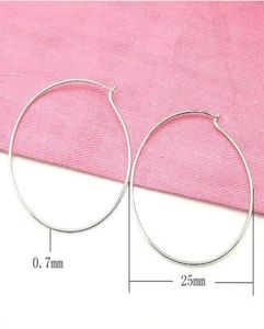 20pcslot 925 Sterling Silver Hoop Huggie Earrings Jewelry Findings Components For DIY Craft Gift WP12670349562474844