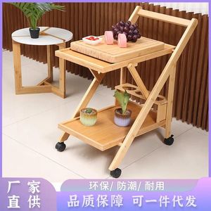 Kitchen Storage Simple Home Mobile Trolley Living Room Drinks El Movable Dining Cart Food Transfer