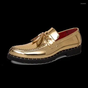Casual Shoes Fashion Men's Dress PU Leather Slip On Classic Pointed Toe Office Work Wedding Party Formal