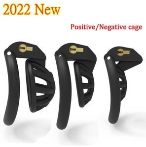 2022 NY COBRA MANNESDEEVENS POSITIV/NEGATIV MED 4 PENIS Ringar, Super Small Cock Cage, BDSM Sexiga leksaker för män Gay7461730