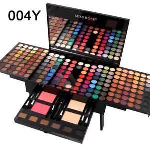 Nuova Miss Rose Professional Makeup 180 Colors 180 Shimmer Shimmer Palette Polver Blush Eccome Kit di bellezza Kit Box WSH994447912