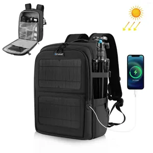 Plecak DSLR Pography Outdoor Camera Energy Solar Energy Digital Bag na 14 -calowy laptop