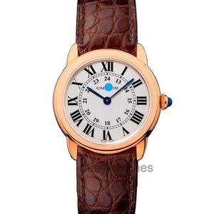 Unisex Dials Automatic Working Watches Carter New London 18K Rose Gold Quartz Watch Womens W6701007