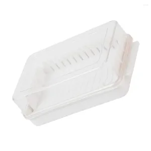 Dinnerware Sets Butter Cutting Box Serving Dishes Boxes Cheese Cases For Home Household Storage Tableware Slicer