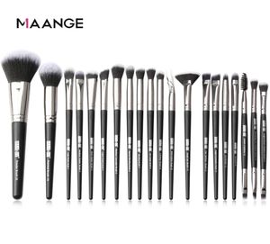 20PCS Maange Wooden Makeup Brushes Makeup Bursh Tool 2010073248084のためのナチュラルヘアファンデーションパウダーアイシャドウ付きプロフェッショナルセット