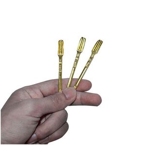 Acessórios Atacado 85mm Gold Wax Dabbers fumando plataformas fumadas de fuma