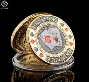 Brisbane PlayAPL Gold Bated Souvenir Coin Craft Collection Poker Card Guard com Capsule Display1442572