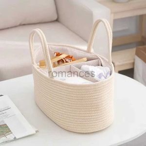 Diaper Bags Travel Portable Mommy Bag Cotton Rope Feeding Bottle Storage Handbag Multifunctional Baby Products Organizer Basket d240430