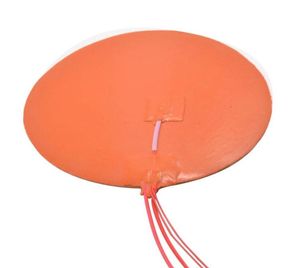 Tappeti riscaldamento del cuscinetto riscaldante in silicone 200 mm per il letto di calore circolare della stampante 3D7997034