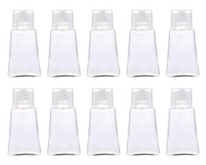 20pcs 10pcs 30 ml trapezoidalne puste butelki do napełniania rąk Dozownik deszczowy butelki do przedpełnienia butelki żelowe 27171807040