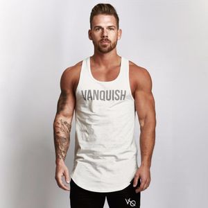 Uomo senza maniche estive Nuovo abbigliamento Bodybuilding Fitness Muscolo Muscolo Still Sportshirt Shirt 241o