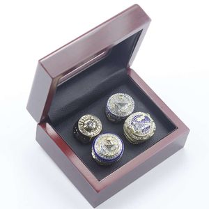 Bandringar Jinzhou Warrior Champion Ring Set med 4 Kuri Set -lådor