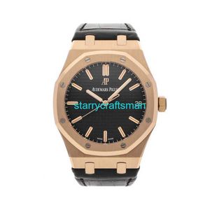 Luxury Watches APS Factory Audemar Pigue Royal Oak Sign Rose Gold Mens Watch Band 15500 ou OO D002CR.01 STMO