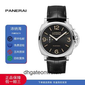 High end Designer watches for Peneraa Minode series automatic machinery 45mm night light waterproof sports PAM00674 original 1:1 with real logo and box