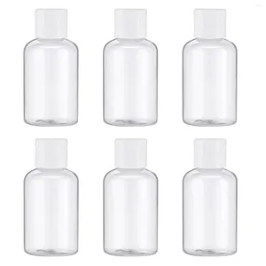 Förvaringsflaskor Clamshell Empty Plastic Travel Clear Containers Lotion Squeeze For Cosmetics