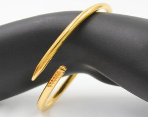 Toppkvalitetsmärke manschettarmbandbanglar med stenguld noll armband rostfritt stål armband smycken5121343