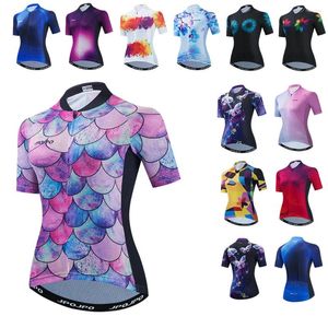 Racing Jackets Cycling Jersey Tops Women Breathable Short Sleeve Bike Clothing MTB Mountain Road Qick-dry Bicycle Shirts