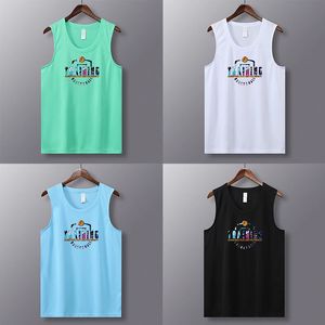 Özel dijital baskı erkek basketbol gömlek polyester örgü yaz nefes alabilen forma hızlı kuru tank üst 240412