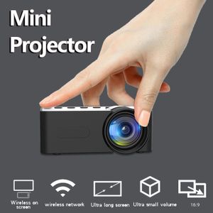 Mini Portable Projector YT100 Full HD Mobile Video WiFi Smart Home Theatre Wireless Samma skärm IOSandroid 240419