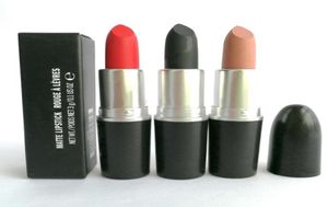 18 Colors Matte Lipstick Ruby W oo Kinda sexy Beauty Waterproof Makeup Lip Gloss with Silver Tube By 8999972