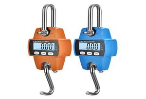 NOWOŚĆ 150KG 200 kg 300 kg 500 kg LCD Digital Baggage Scale Waiting Hook Scale Przenośna cyfrowa stal nierdzewna 40 OFF7400764