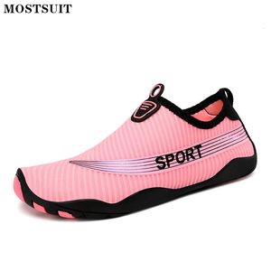 Summer Mens Water Buty Women Aqua Buty Dziecięce Pływanie plażowa Fitness Running Szybkie suszenie butów sportowych na zewnątrz 240424