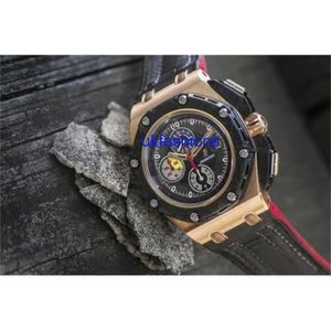 AP -Armbanduhren Automatische Uhren Audemar Pigue Grand Prix Royal Oak Offshore Rose Gold 26290ro.OO.A001VE.01 UK7H