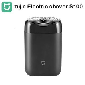 Mijia Electric Shaver for Men S100 MI Portable Waterproof Razor Shavers USB Laddningsbar med förvaringsväska flytande huvud 240420