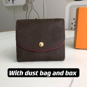 Ariane plånbok i 3 färger för kvinnlig flerfärgad designer Kortkorthållare Kvinnor Purse klassisk dragkedja med dammväska och låda M62036 2083