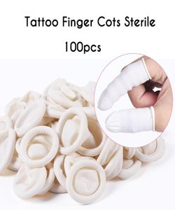Mikrobladlı Dövme Parmak Karyolaları Tek Kullanımlık Parmak Kapaklar Kauçuk Lateks İnci Beyaz Kalıcı Makyaj Kaş Dövme Dövme Dövme 1394965