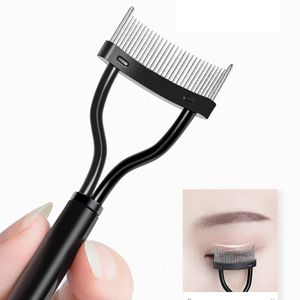 1PC metalowy separator rzęs Separator Lash Składany pędzel do rzęs do rzęs Curl Beauty Makeup Narzędzie kosmetyczne 240428