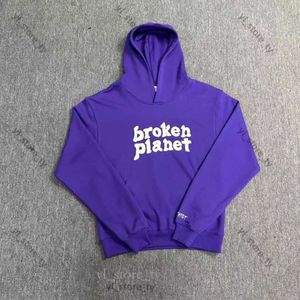 Break Planet Wysokiej jakości pullover bluzy z długim rękawem projektant męski bluza z kapturem Y2K Street Trendy Break Planet Bluza luksusowa marka damska planeta zbliżona 2447