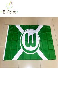 Flagge von Deutschland Deutschland Bundesliga Vfl Wolfsburg Hanging Dekoration Flag 3ft5ft 150 cm90 cm für home5964563