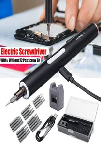 DOERSUPP MINI Electric Cordless Magnetic Screw Driver Tool Archiate Liion Battery Precisions Handskruvmejsel Bit Set Y2003217832794