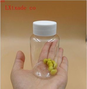 50pcs 15ml 30 ml 50 ml 80 ml 100 ml 150 ml 200 ml klar transparent leere Plastikpackflaschen JARs Pill Candy Bank High Qty6288324