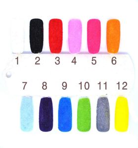 100 g unghie sfocata in polvere decorazione per chiodo in polvere velluto colorato per nail art art polacco gel UV Ti9246716629062