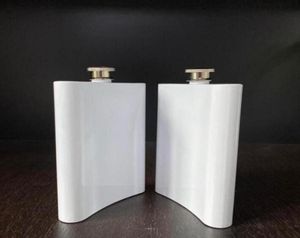 Blank Sublimation Flask Hip Flask Stainless Stone Water Bottle Double Wall Lover Diy Tumblers ao ar livre Drinkware 8oz3319162