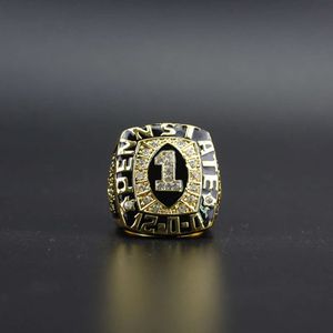 W797 Band Rings 1994 Universidade Estadual da Pensilvânia Nitani Lion Rose Bowl NCAA Championship Ring O5ha