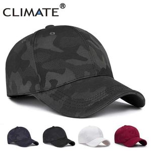 Ball Caps Climate Mens Baseball Cap Camouflage Outdoor Cool Antry Hunting Sports Q240429
