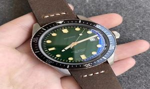 42mm erkekler vintage kol saati dalgıçlar altmış su geçirmez kalite 2824 Otomatik mekanik hareket erkek izle babası hediyeler4957000