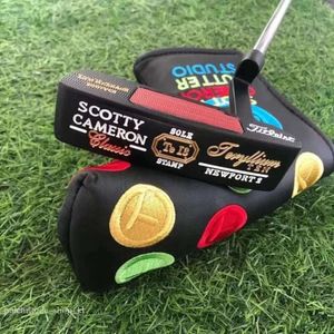 Sole Selo Newport 2 Black Golf Putter Designer Especial Newport2 Lucky Four Clover Clubes de golfe masculinos entre em contato conosco para ver fotos com logotipo 845